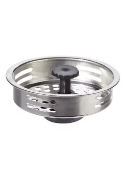 Handy Housewares Metal Kitchen Sink Basket Strainer - Fits Most Drains