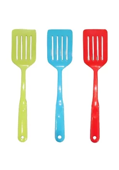 Handy Housewares 12.5" Long Handled Colorful Melamine Slotted Cooking Turner Spatula - All 3 Colors -Guzzin Shop Belk 970