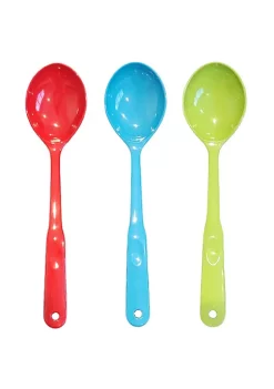 Handy Housewares 12.5" Long Handled Colorful Melamine Basting / Serving Spoon - Blue -Guzzin Shop Belk 979