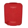 Handy Housewares 13" x 10" Flat Sink Colander Food Strainer - Peel Wash and Prepare With Ease - Red -Guzzin Shop Belk 980