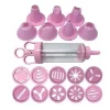 Handy Housewares 19pc Cookie & Cake Decorating Set - Includes Frosting Syringe, Cookie Stencil Caps and Decorating Tips - Random Color 1 Handy Housewares 19pc Cookie & Cake Decorating Set - Includes Frosting Syringe, Cookie Stencil Caps and Decorating Tips - Random Color -Guzzin Shop Belk 985